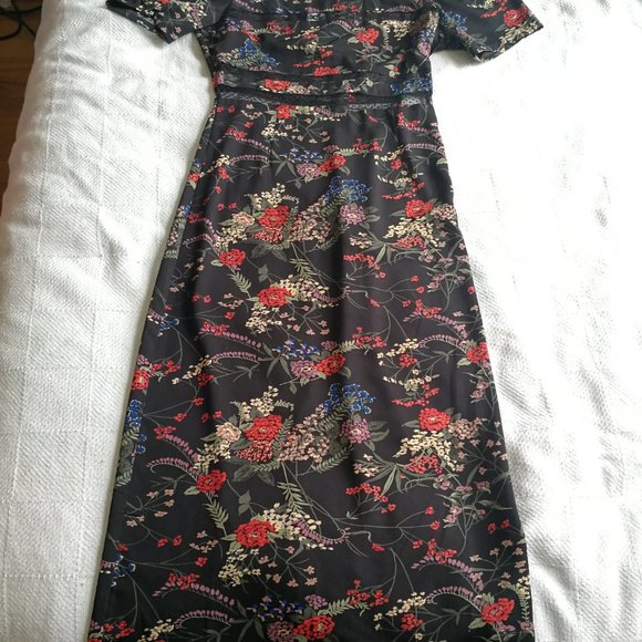 UO Emma Marie Lace Trim Midi Dress - Picture 4 of 4